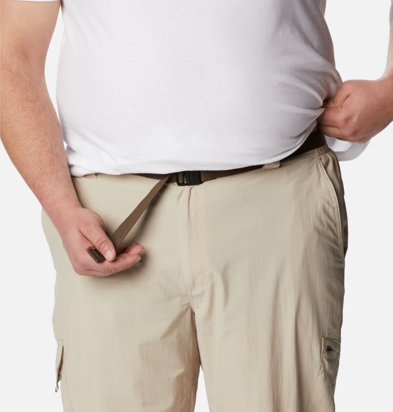 Men's Columbia Silver Ridge Cargo Pants Khaki | Plus Size CA-H853L
